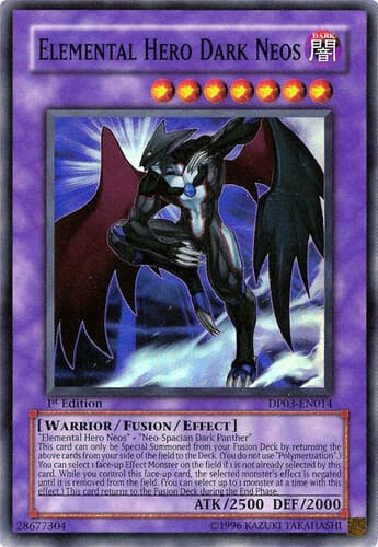 Elemental HERO Dark Neos - DP03-EN014 Super Rare Unlimited