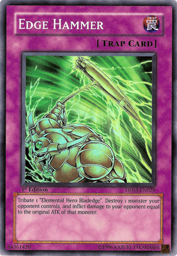 Edge Hammer - DP03-EN029 Super Rare 1st Edition