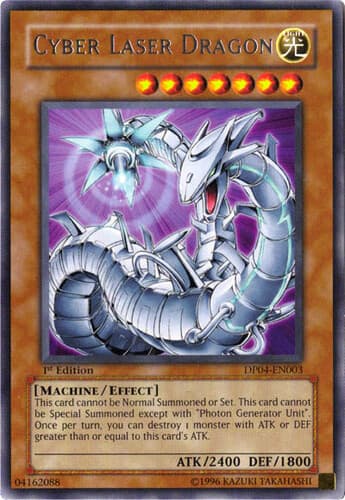 Cyber Laser Dragon - DP04-EN003 Rare 1st Edition