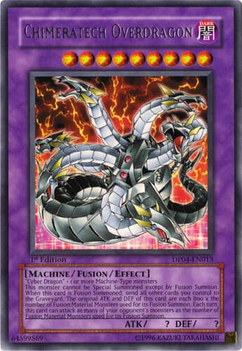 Chimeratech Overdragon - DP04-EN013 Rare Unlimited