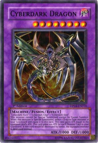 Cyberdark Dragon - DP04-EN014 Super Rare 1st Edition