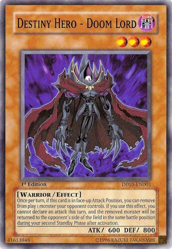 Destiny HERO - Doom Lord - DP05-EN001 Common Unlimited