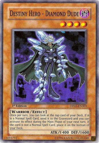Destiny HERO - Diamond Dude - DP05-EN003 Common Unlimited