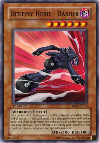 Destiny HERO - Dasher - DP05-EN010 Common 1st Edition