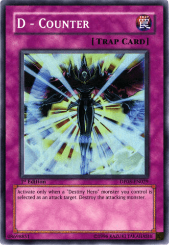 D - Counter - DP05-EN029 Super Rare 1st Edition
