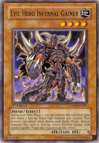 Evil HERO Infernal Gainer - DP06-EN007 Common Unlimited