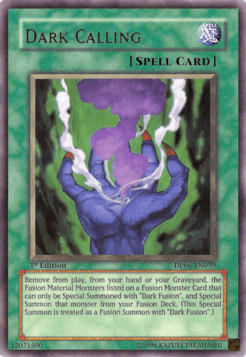 Dark Calling - DP06-EN019 Rare 1st Edition