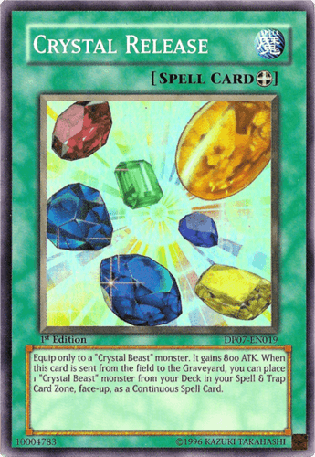 Crystal Release - DP07-EN019 Super Rare 1st Edition