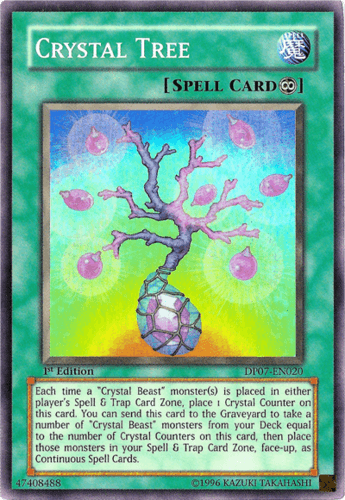 Crystal Tree - DP07-EN020 Super Rare 1st Edition