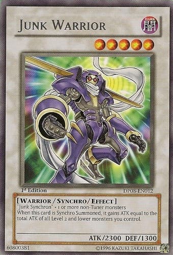Junk Warrior - DP08-EN012 Rare 1st Edition
