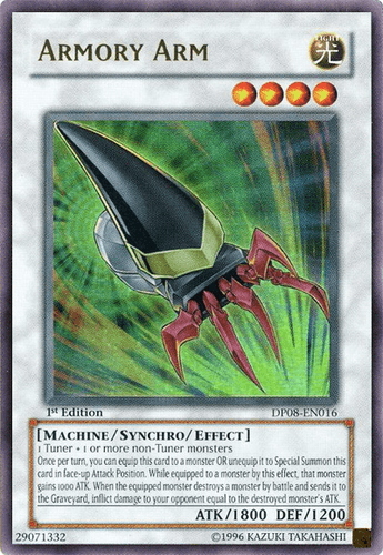 Armory Arm - DP08-EN016 Ultra Rare 1st Edition