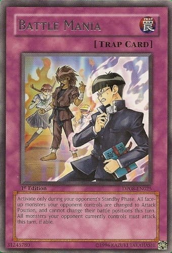 Battle Mania - DP08-EN025 Rare 1st Edition