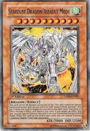 Stardust Dragon/Assault Mode - DP09-EN001 Super Rare Unlimited