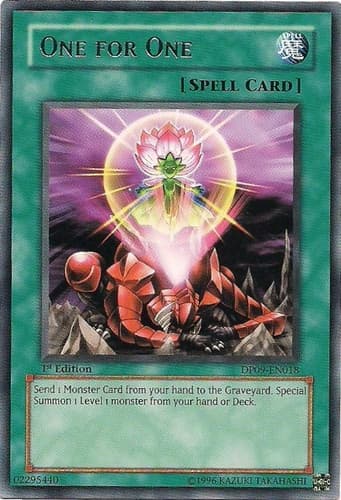 One for One - DP09-EN018 Rare 1st Edition