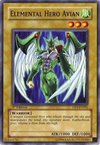 Elemental HERO Avian - DP1-EN001 Common 1st Edition