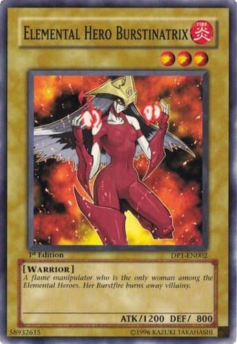 Elemental HERO Burstinatrix - DP1-EN002 Common Unlimited