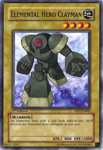 Elemental HERO Clayman - DP1-EN003 Common 1st Edition