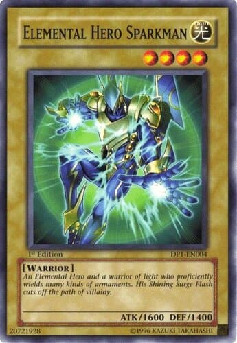 Elemental HERO Sparkman - DP1-EN004 Common 1st Edition