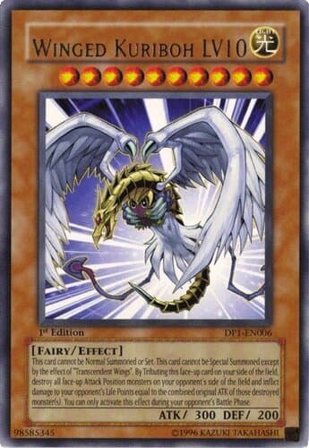 Winged Kuriboh LV10 - DP1-EN006 Rare 1st Edition