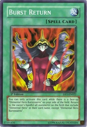Burst Return - DP1-EN022 Super Rare Unlimited