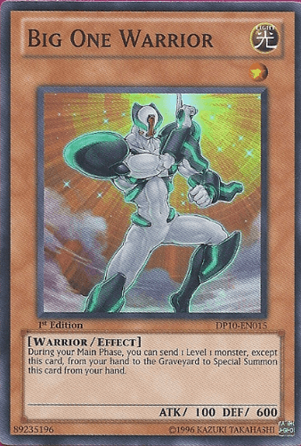 Big One Warrior - DP10-EN015 Super Rare Unlimited