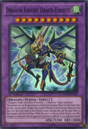Dragon Knight Draco-Equiste - DP10-EN016 Super Rare Unlimited