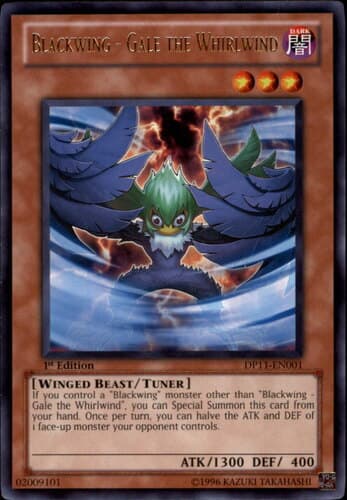 Blackwing - Gale the Whirlwind - DP11-EN001 Rare 1st Edition