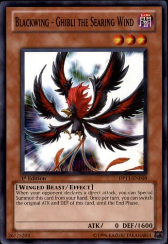 Blackwing - Ghibli the Searing Wind - DP11-EN008 Common 1st Edition