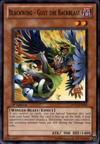 Blackwing - Gust the Backblast - DP11-EN009 Common 1st Edition