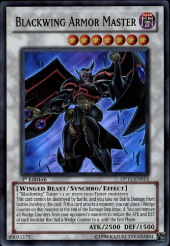 Blackwing Armor Master - DP11-EN013 Super Rare 1st Edition