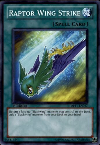 Raptor Wing Strike - DP11-EN017 Common 1st Edition