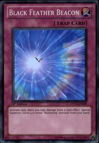 Black Feather Beacon - DP11-EN029 Super Rare 1st Edition