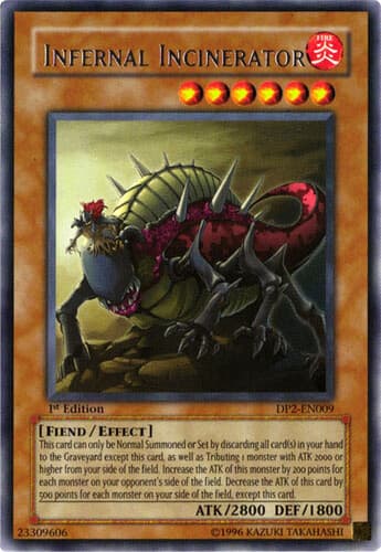 Infernal Incinerator - DP2-EN009 Rare Unlimited