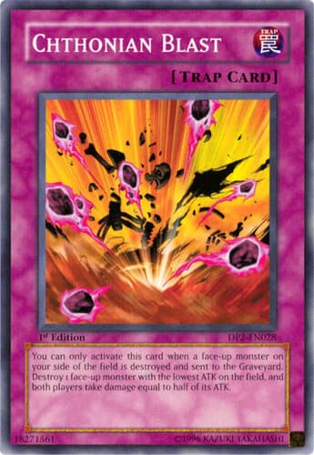 Chthonian Blast - DP2-EN028 Common Unlimited