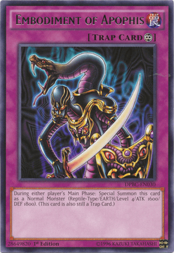 Embodiment of Apophis - DPBC-EN030 Rare 1st Edition