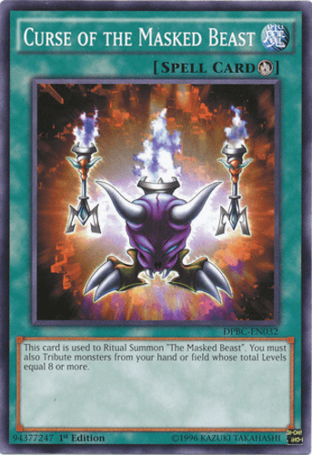 Curse of the Masked Beast - DPBC-EN032 Common 1st Edition