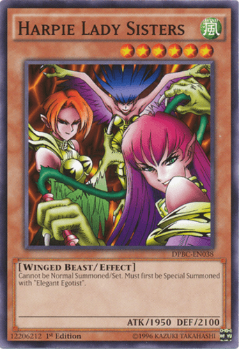 Harpie Lady Sisters - DPBC-EN038 Common 1st Edition