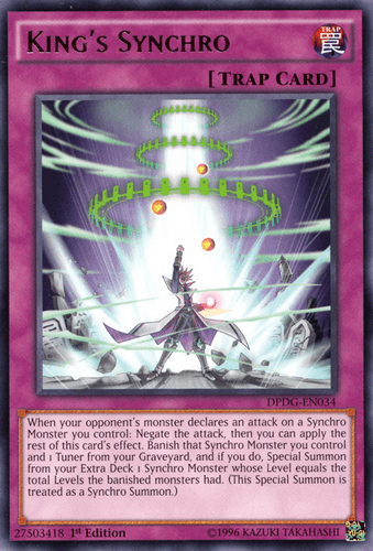 King's Synchro - DPDG-EN034 Rare 1st Edition