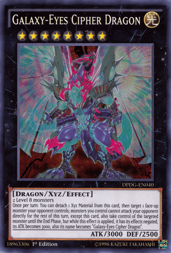 Galaxy-Eyes Cipher Dragon - DPDG-EN040 Super Rare 1st Edition