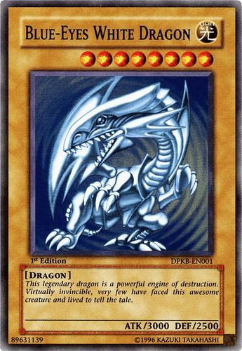 Blue-Eyes White Dragon - DPKB-EN001 Super Rare Unlimited