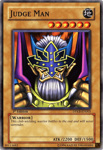Judge Man - DPKB-EN003 Common 1st Edition