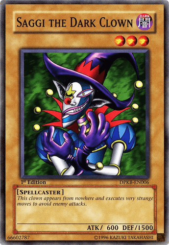 Saggi the Dark Clown - DPKB-EN006 Common 1st Edition