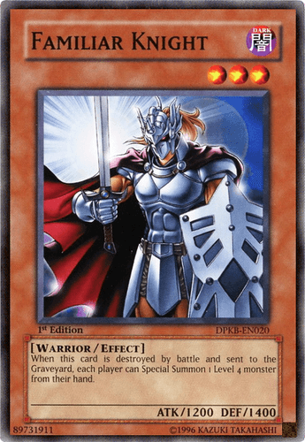 Familiar Knight - DPKB-EN020 Common 1st Edition