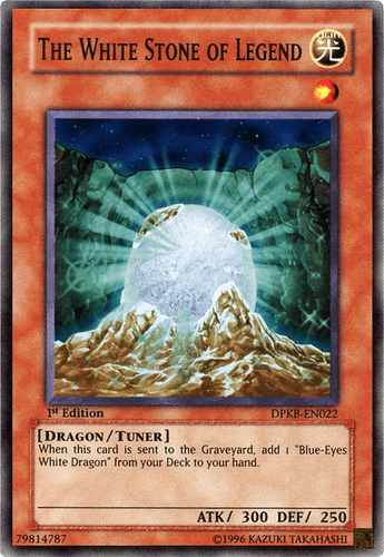 The White Stone of Legend - DPKB-EN022 Super Rare 1st Edition