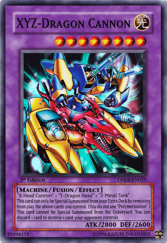 XYZ-Dragon Cannon - DPKB-EN025 Super Rare 1st Edition