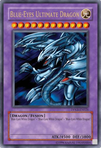 Blue-Eyes Ultimate Dragon - DPKB-EN026 Ultra Rare Unlimited