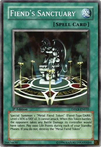 Fiend's Sanctuary - DPKB-EN035 Super Rare 1st Edition
