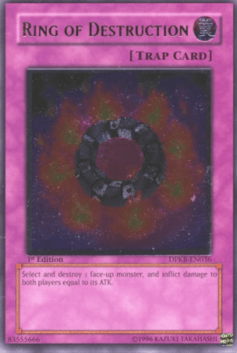 Ring of Destruction - DPKB-EN036 Ultimate Rare 1st Edition