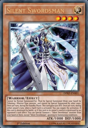 Silent Swordsman - DPRP-EN001 Ultra Rare 1st Edition
