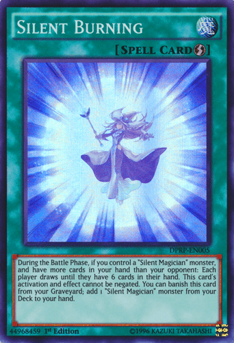 Silent Burning - DPRP-EN005 Super Rare 1st Edition